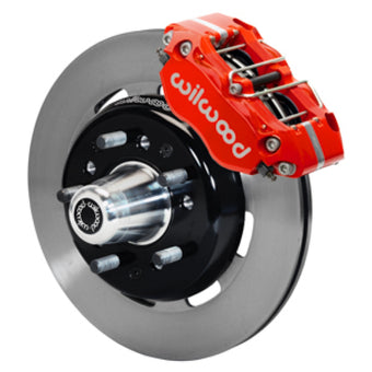 compare product Wilwood 55-57 Chevy Bel Air Dynapro 4 Kit, 5x4.50in/4.75in Hub - Red