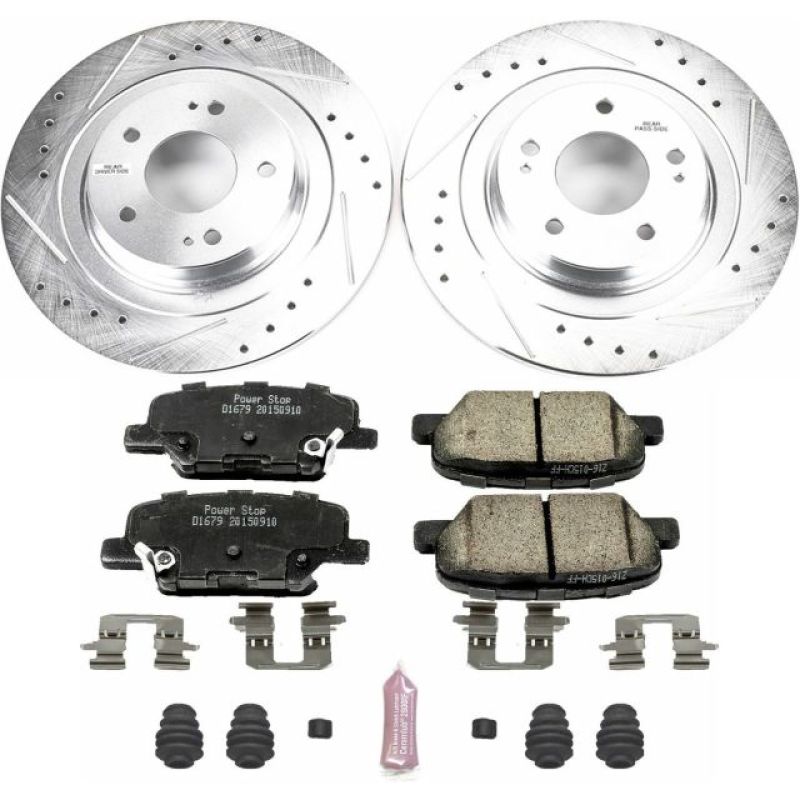 Power Stop 14 - 18 Mitsubishi Outlander Rear Z23 Evolution Sport Brake Kit - My Store
