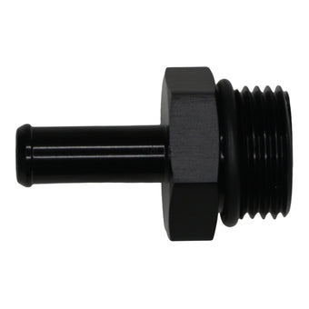 compare product DeatschWerks 10AN ORB Male to 3/8in Male Barb Fitting - Anodized Matte Black