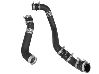 compare product aFe BladeRunner 3in/3-1/2in Black Intercooler Tubes Hot/Cold 2017 GM Diesel Trucks V8 6.6L (td) L5P