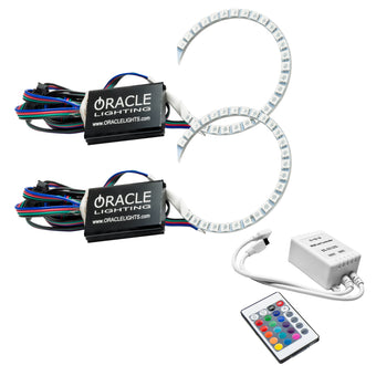 compare product Oracle 18-21 Ford Mustang LED Headlight Halo Kit - ColorSHIFT w/ Simple Controller