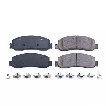 compare product Power Stop 2012 Ford F-250 Super Duty Front Z17 Evolution Ceramic Brake Pads w/Hardware