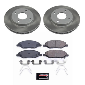compare product Power Stop 09-11 Nissan Versa Front Semi-Coated Rotor Kit