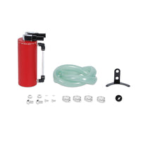 Mishimoto Small Aluminum Oil Catch Can - Wrinkle Red - My Store