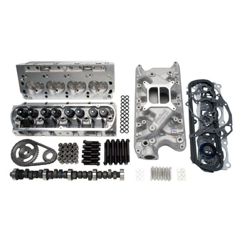 compare product Edelbrock Power Package Top End Kit E-Street and Performer SBF