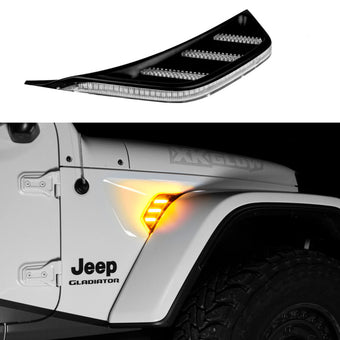 compare product XK Glow Amber Jeep Air Vent Light w/ Turn Signal & Running Light