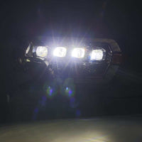 AlphaRex 12 - 15 Toyota Tacoma NOVA LED Proj Headlights Plank Alpha Blk w/Activ Light/Seq Signal/DRL - My Store