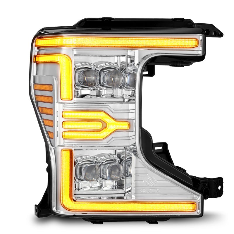 AlphaRex 20 - 22 Ford F - 250/350/450/550 SD NOVA - Series LED Proj Headlights Chrome w/SS & SBDRL - My Store