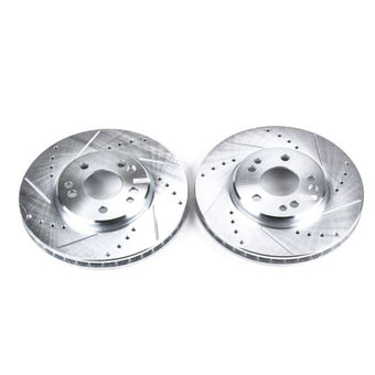 compare product Power Stop 90-93 Mercedes-Benz 300SL Front Evolution Drilled & Slotted Rotors - Pair