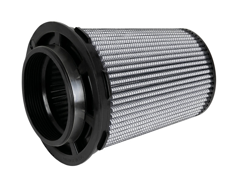 aFe MagnumFLOW Pro DRY S Replacement Air Filter 4in F x 6in B (mt2) x 4 - 1/2in T (Inv) x 7 - 1/2in H - My Store