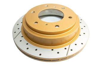 compare product DBA 00-06 Mitsubishi Montero Rear Street Series Drilled & Slotted Rotor