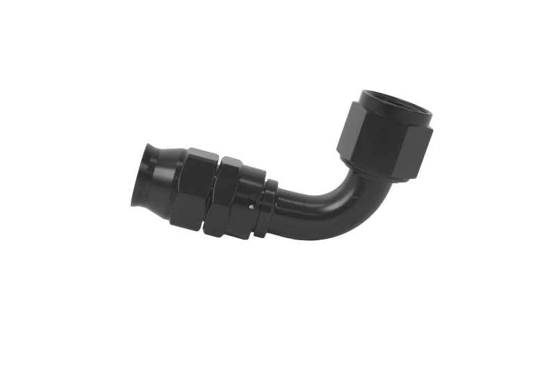 Aeromotive PTFE Hose End - AN - 10 - 90 Deg - Black Anodized - My Store