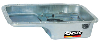 compare product Moroso Acura/Honda 1.6L B16A3 Road Race Baffled Wet Sump 5.5qt 6in Steel Oil Pan