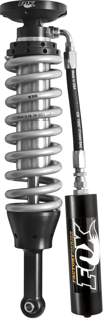 compare product Fox 2005 Tacoma 2.5 Factory Series 4.61in. Remote Reservoir Coilover Shock Set - Black/Zinc