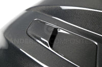 Anderson Composites 15 - 17 Ford Mustang (Excl. GT350/GT350R) Double Sided Carbon Fiber Cowl Hood - My Store