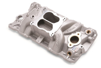 compare product Edelbrock Manifold SBC 23-Degree Marine RPM 1955-1986 w/ Brass