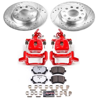 compare product Power Stop 2010 Volkswagen Golf Rear Z26 Street Warrior Brake Kit w/Calipers