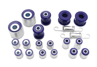 compare product SuperPro 2004 Mazda 3 i Front / Rear Vehicle Master Bushing Kit - Caster/ Camber Adj