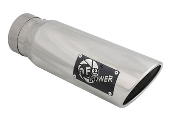 compare product aFe Diesel Exhaust Tip Bolt On Polished 4in Inlet x 5in Outlet x 15in