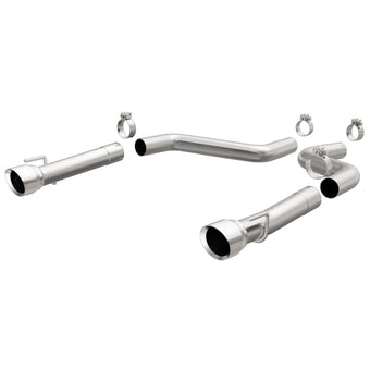 compare product MagnaFlow Axle-Back 15-16 Dodge Charger 6.2/6.4L V8 Race Series SS Dual Tip Dual Rear Split Exit