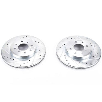 compare product Power Stop 15-19 Honda Fit Front Evolution Drilled & Slotted Rotors - Pair