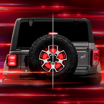 compare product XK Glow Bronco 5th Wheel Light w/ Brake, Running, Reverse and Turn Signal Lights