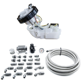 compare product DeatschWerks 01-05 Honda Civic/02-06 Acura RSX DW400 Pump Module & Return Kit w/CPE Fuel Lines