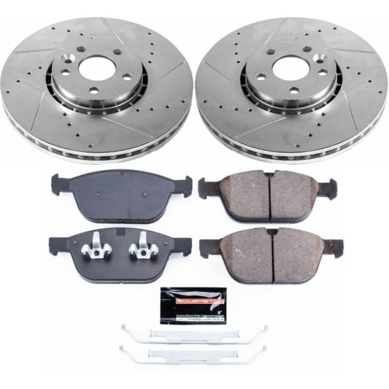 Power Stop 10 - 15 Volvo XC60 Front Z23 Evolution Sport Brake Kit - My Store