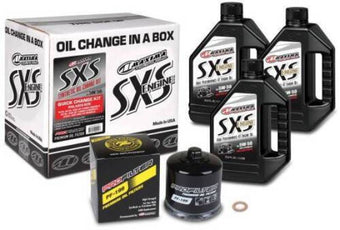 compare product Maxima SXS Polaris Turbo Quick Change Kit w/Full Synthetic 5W50 Engine Oil/Filter/Hardware