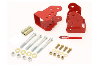 compare product BMR 78-87 G-Body Bolt-On Control Arm Relocation Brackets - Red