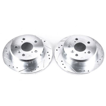 compare product Power Stop 02-03 Lexus ES300 Rear Evolution Drilled & Slotted Rotors - Pair