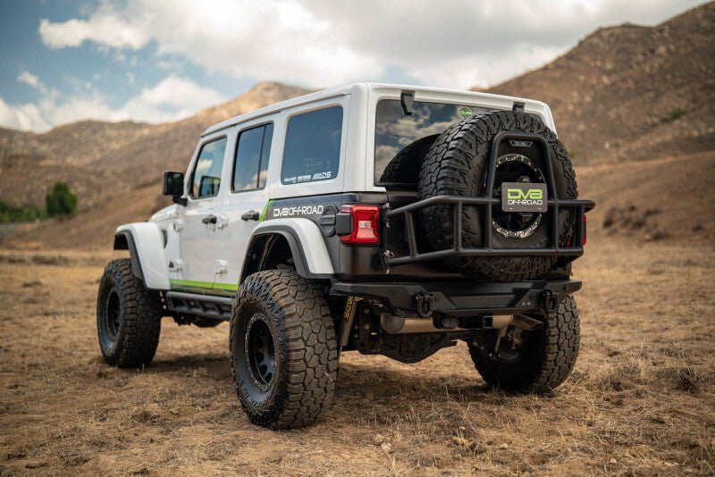 DV8 18 - 25 Jeep Wrangler JL Body Mounted Tire Carrier - My Store