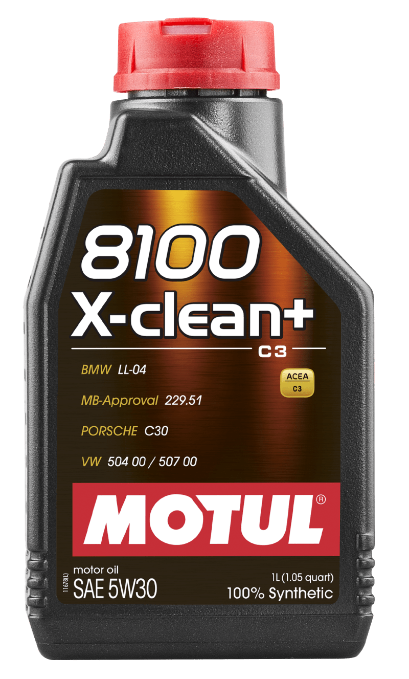 Motul 1L Synthetic Engine Oil 8100 5W30 X - CLEAN - LL04 - MB 229.51 - 504.00 - 507.00 - My Store
