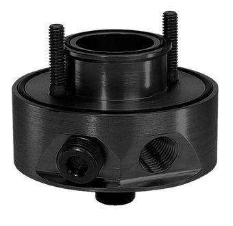 compare product Moroso Chevrolet Small Block Oil Filter Adapter - Sandwich - Accumulator/External Pump