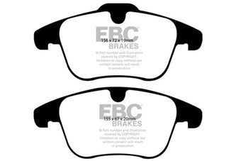compare product EBC 07-12 Land Rover LR2 3.2 Ultimax2 Front Brake Pads