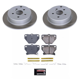 compare product Power Stop 03-07 Toyota Matrix Rear Semi-Coated Rotor Kit