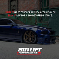 Air Lift Performance 2005 - 2014 Ford Mustang (S197) Front Kit (3/8 Fittings Not Included) - My Store