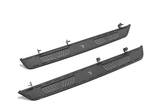 compare product N-FAB 19-21 GMC 1500 Crew Crab Roan Running Boards - Textured Black