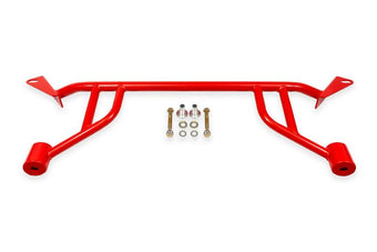 compare product BMR 24-25 Ford Mustang S650 Chassis Brace Front Subframe 4-point - Red
