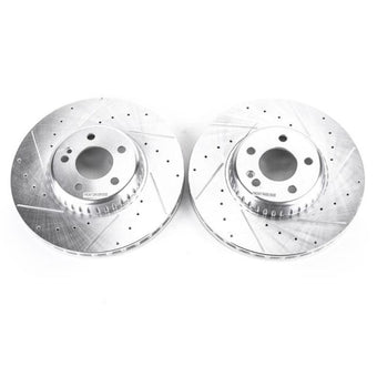 compare product Power Stop 15-18 Mercedes-Benz C300 Front Evolution Drilled & Slotted Rotors - Pair