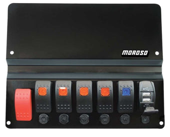 compare product Moroso BMW E46 Dash Block Off Plate With Switches