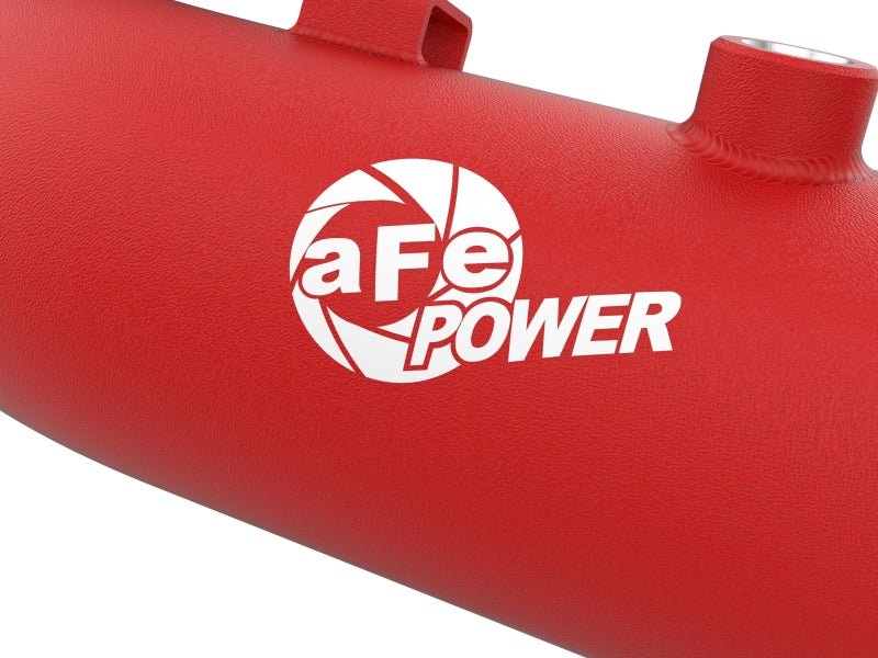 aFe 23 - 25 Ford F250/F350 Super Duty V8 - 6.7L BladeRunner Aluminum Hot & Cold Charge Pipe Kit - Red - My Store