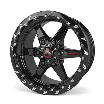compare product Race Star 93 Truck Star 15x10 6x5.50BC 6.63BS Direct Drill Gloss Black Wheel - Single Bead Lock