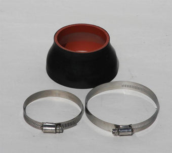 compare product Granatelli 4in-3in Silicone Reducer Sleeve w/Clamps