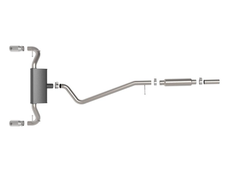 aFe Ford Bronco Sport 21 - 22 L3 - 1.5L (t)/L4 - 2.0L (t) Vulcan Cat - Back Exhaust System - Polished Tips - My Store