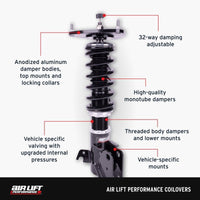 Air Lift Performance 11 - 23 Chrysler 300 / 15 - 23 Dodge Challenger Coilover Kit - My Store