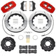 Wilwood 95 - 98 Nissan Skyline Aerolite 6R Front BBK w/ 14.00in Slotted Rotors & Flexlines - Red - My Store