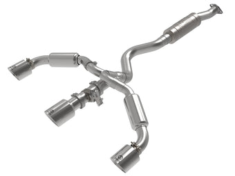 compare product aFe 23-24 Toyota GR Corolla L3 1.6L (t) Gemini XV 3in to 2-1/2in Cat Back Exhaust w/ Polished Tips