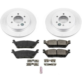 compare product Power Stop 2018 Ford Expedition Rear Z17 Evolution Geomet Coated Brake Kit