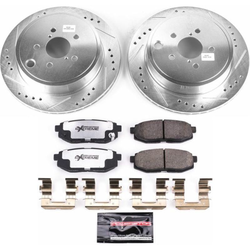 Power Stop 13 - 16 Scion FR - S Rear Z26 Street Warrior Brake Kit - My Store